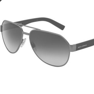 Dolce & Gabbana Black Aviator Sunglasses